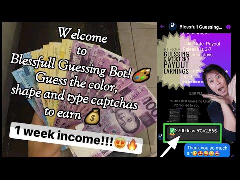 2,700 PESOS 2ND PAYOUT - BLESSFULL GUESSING CHATBOT|Lovelyn Enrique