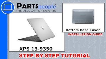 Dell XPS 13-9350 (P54G002) Bottom Base How-To Video Tutorial