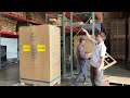 Cooler depot how to remove the pallet from the refrigerator lg1000