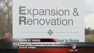 Groundbreaking ceremony held for Acadia Parish hospital expansion, renovation