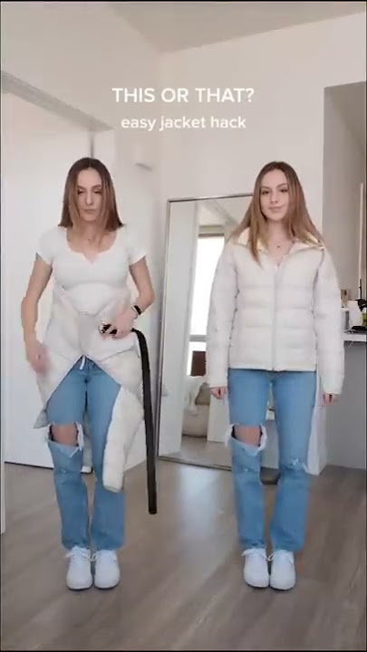5 Ways to Crop and Tuck a Sweater without Cutting - TikTok Fashion Hacks! 