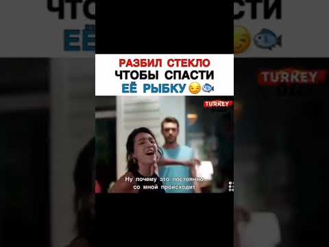 разбил стекло чтобы спасти ее рыбку #турецкий сериал повсюду ты # #love
