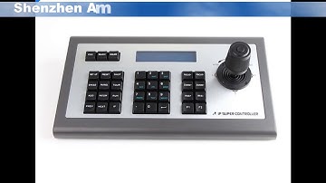 4D Joystick PTZ IP Keyboard Controller,CCTV Keyboard IP Controller