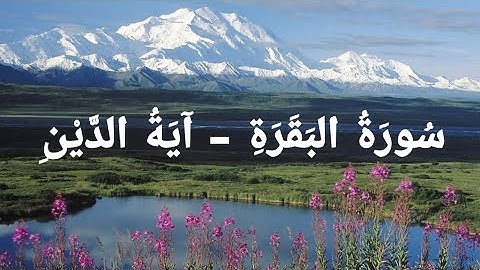 سورة البقرة - آية الدين بصوت القارئ "إسلام صبحي"