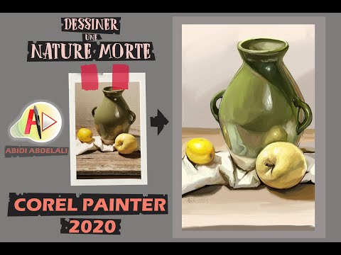       مراحل رسم طبيعة جامدة