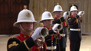 The Last Post played by the Royal Marines - Prince Philip Funeral Service