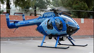 Burbank PD MD520N NOTAR Arrival at Burbank Police & Fire Headquarters N520PD