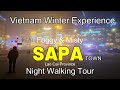 Vietnam Winter Experience - Foggy &amp; Misty Sapa Town Night Walking Tour  1st Viet Restaurant &amp; Coffee