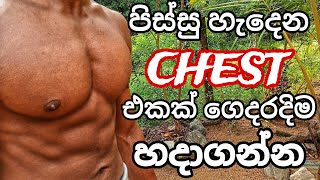සපර Chest එකක හදගනන Chest Workout At Home...