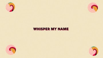 Adi Oasis - Whisper My Name (Lyric Video)