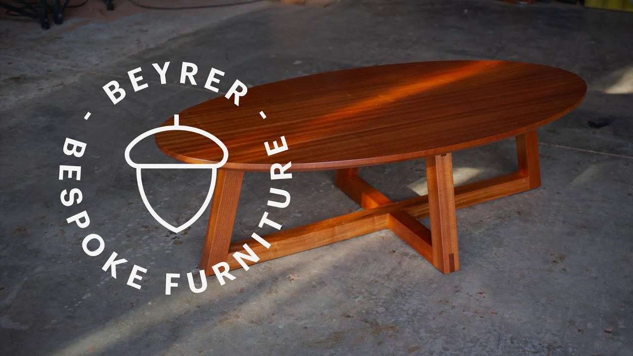 MAKING AN OVAL COFFEE TABLE 