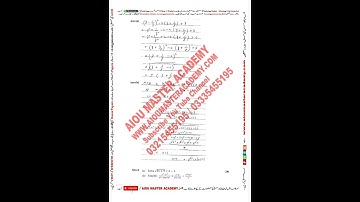 AIOU CODE:248 Assignment No. 1, Spring 2023 ریاضی Mathematics-ll