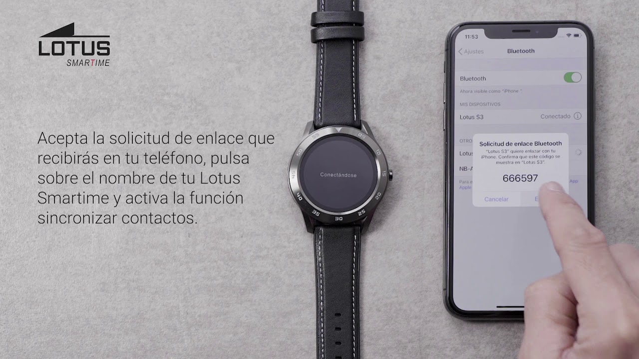 SMARTWATCH LOTUS 50038/1 CORREA DE ACERO INOXIDABLE 316L, BLUETOOTH, MUJER