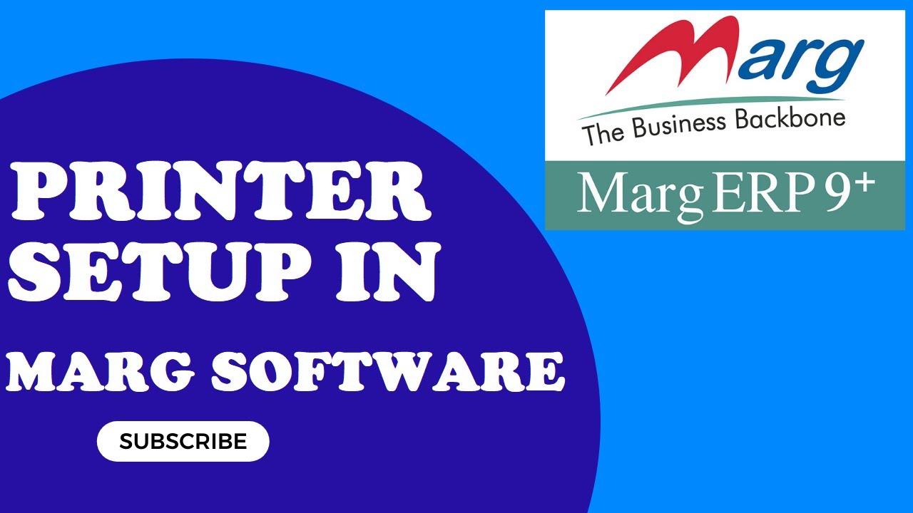 Printer Setup In Marg Software l Printer Setup l @MargTutorial - YouTube