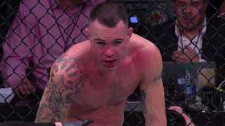 Colby covington's broken jaw. -