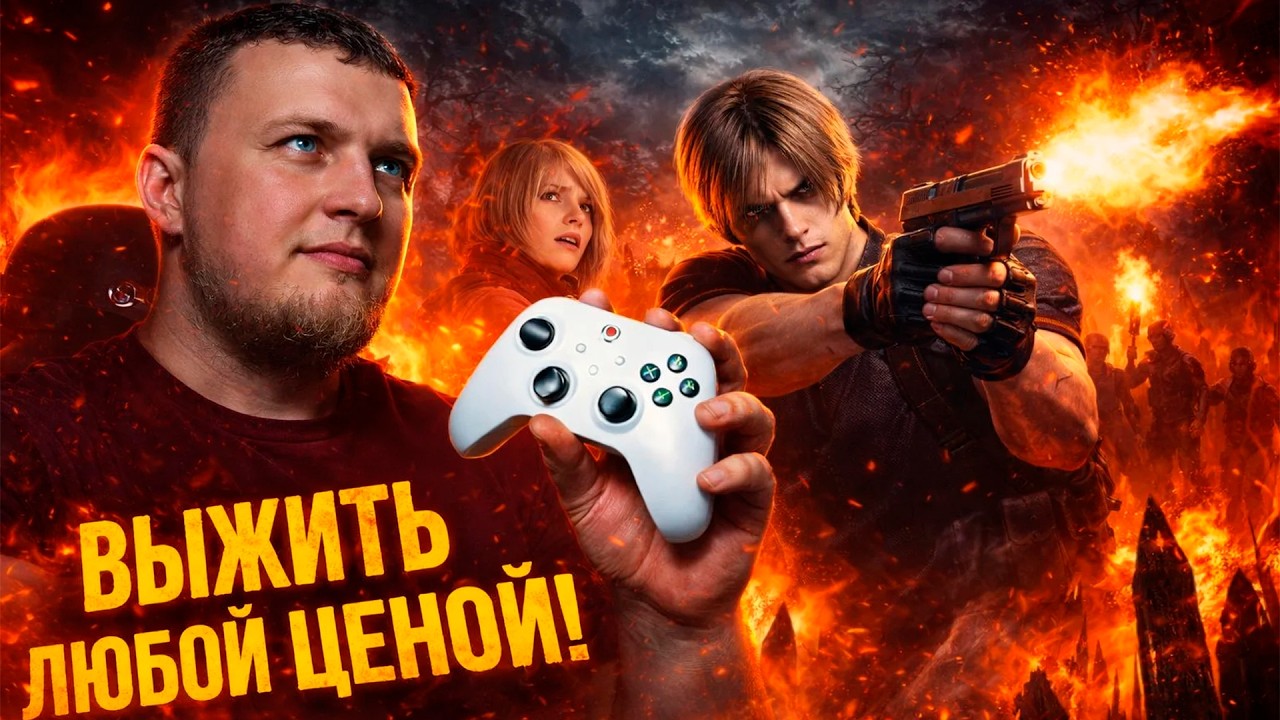 Прямой эфир Resident Evil 4 Remake прохождение №4