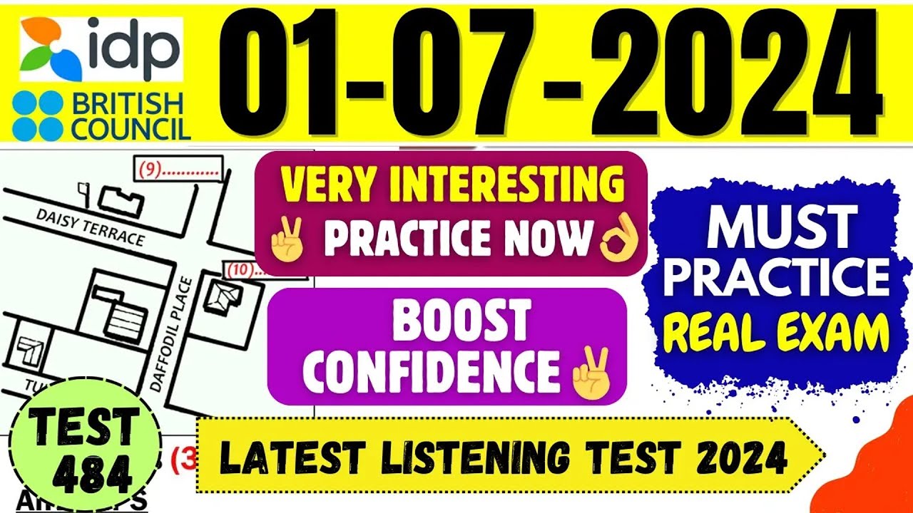 IELTS Listening Practice Test 2024 with Answers | 01.07.2024 | Test No - 484