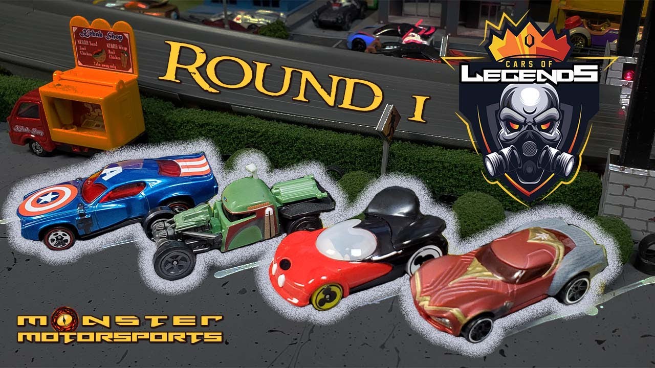 Round 1 - Cars of Legends Diecast Racing - Marvel vs DC