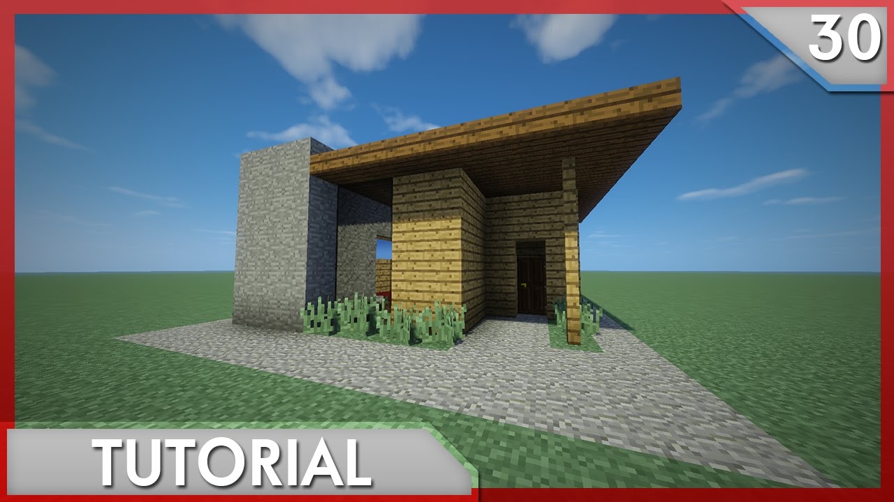 casa moderna para minecraft survival