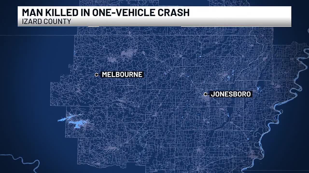 Man killed in one-vehicle crash - YouTube