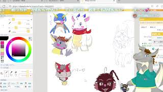 絵チャ交流配信