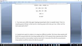 How to Solve Weighted Averages Problems