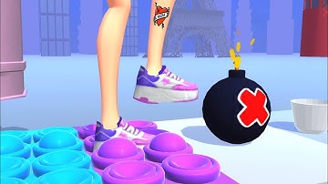 Tippy Toe 3D 👸👑 🌈 MAX LEVELS All Levels Gameplay Walkthrough Android, iOS NEW UPDATE!!