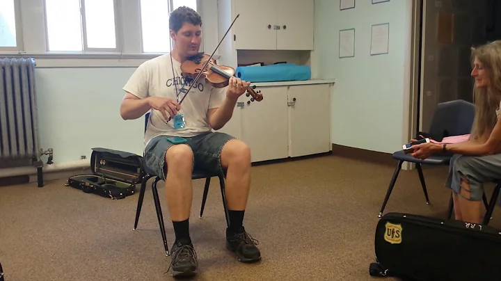 Wallowa Fiddle Camp 2017 Eric Jepsen teaching blue...