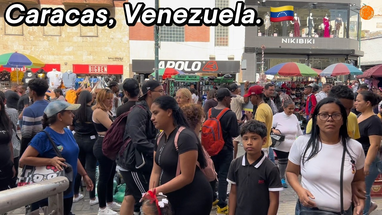 🇻🇪 OVERCROWED Venezuela, Walking in CARACAS #walkingtour #sabanagrande 