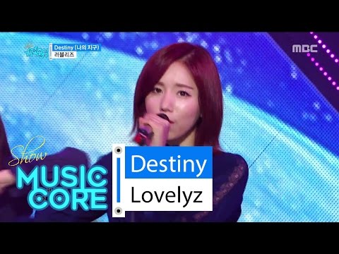 [HOT] Lovelyz - Destiny, 러블리즈 - Destiny (나의 지구) Show Music core 20160514