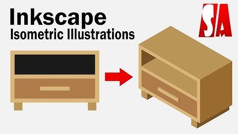 Inkscape Challenge Solution: How To Make an Isometric Illustration Of a Bookcase