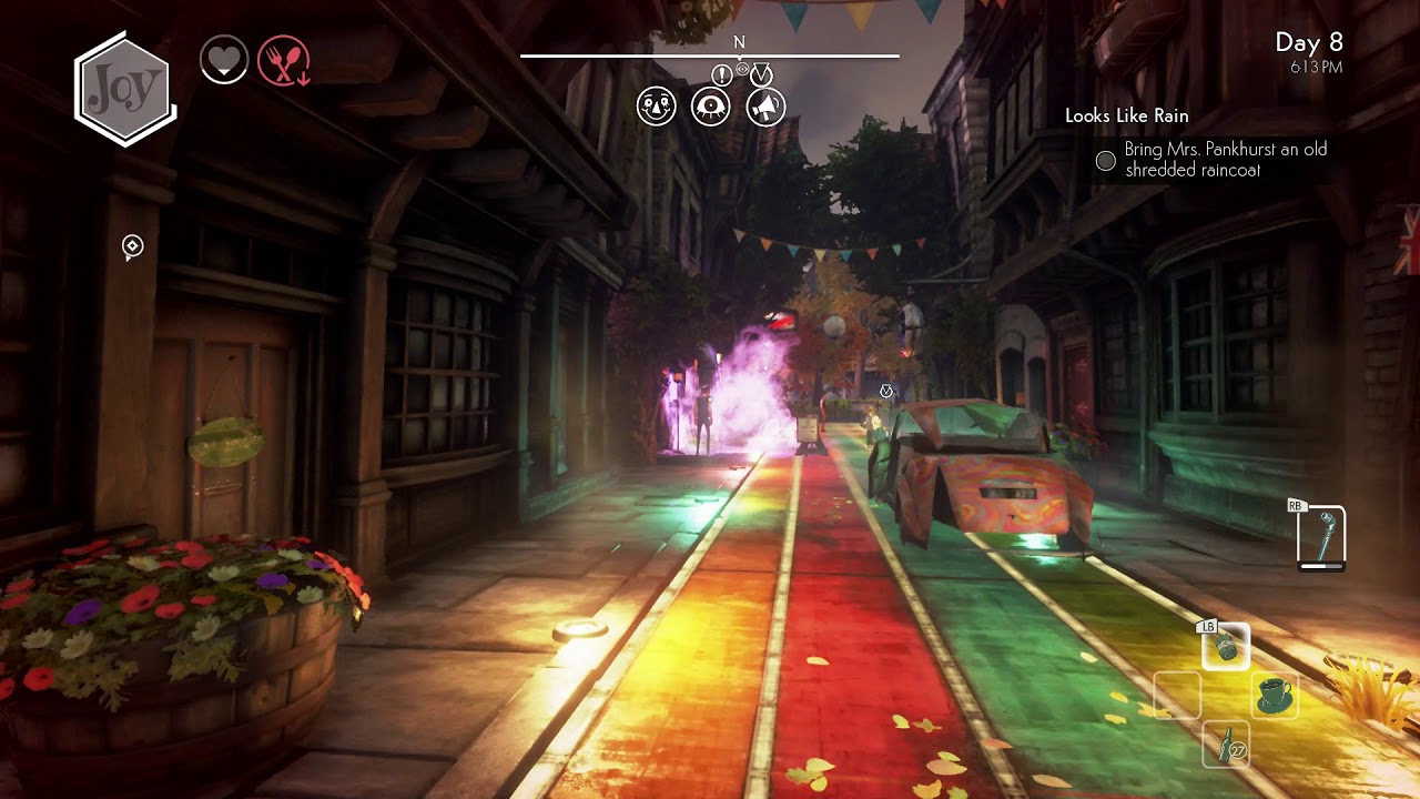 We Happy Few Bring Mris Parkhurst An Old Shredded Raincoat