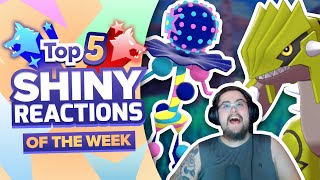 Top 5 Shiny Reaction of the Week! LEGENDARY REACTIONS in the CROWN TUNDRA!
