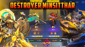 DESTROYER 3 STAR MINSITTHAR MAGIC CHESS GO GO | COMMANDER DYRROTH