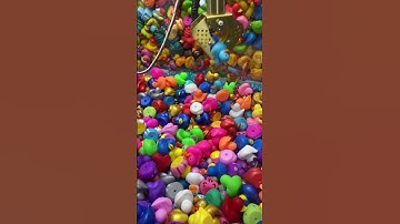 FUN Duck claw machine win! #shorts #arcade #clawmachine #daveandbusters #duck