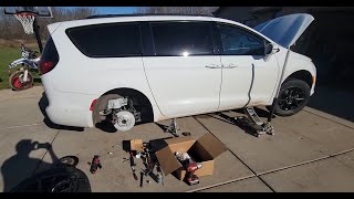 Brake Pads and Rotor Replacement - Chrysler Pacifica Minivan - Rear