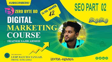 Digital Marketing Class 42 SEO Part 02 LEDP Batch 8 Tangail