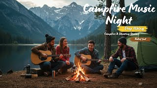 Relaxing Nature music Scenic Landscape | Hot Tent Camping by the River - Catch & Cook