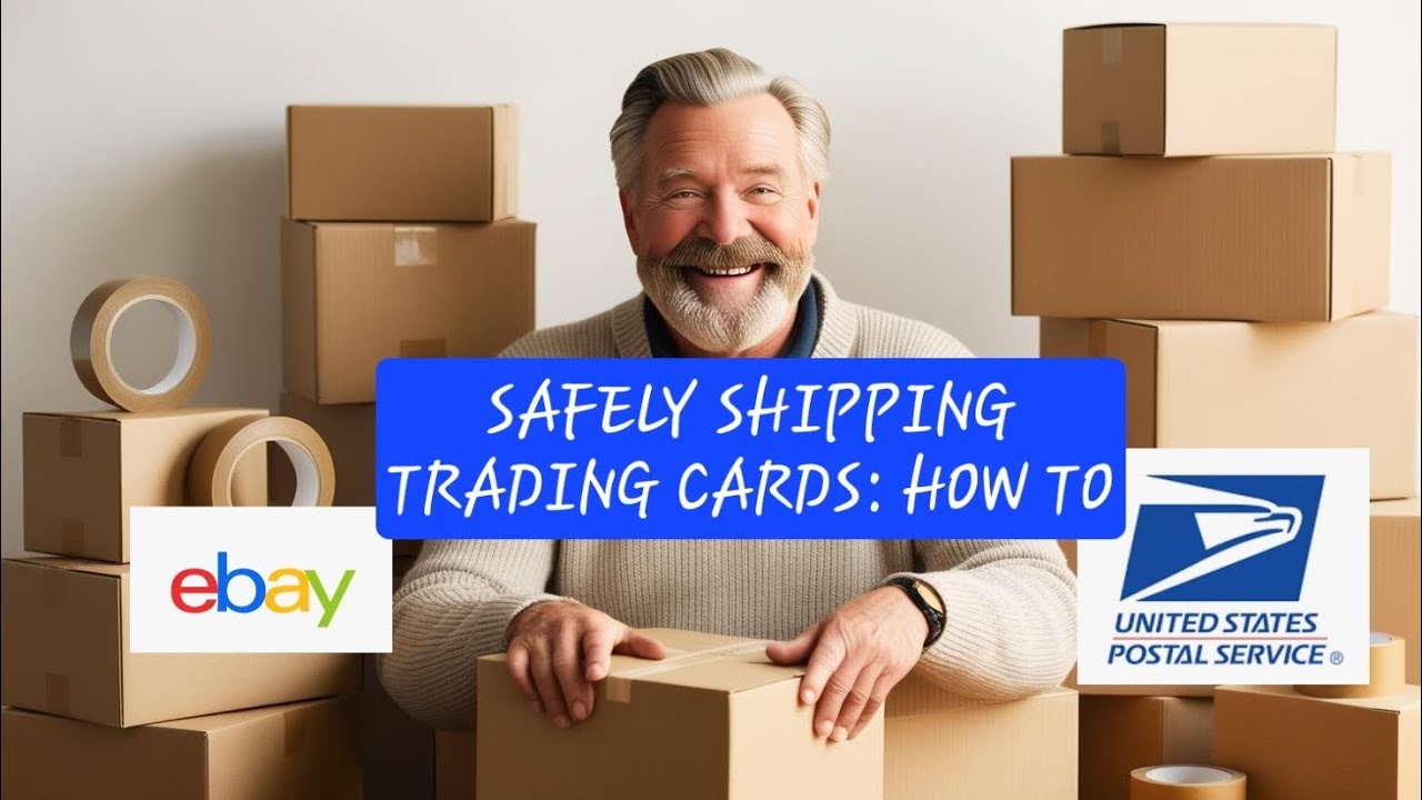 HOW TO PACKAGE AND SHIP TRADING CARDS WITH USPS - YouTube