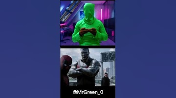 mr green finding vfx in "Deadpool" @FameFocus #shorts
