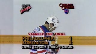 1987 Stanley Cup Finals Game 7 - Oilers vs. Flyers - BCTV May 31, 1987 with commercials