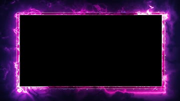 Neon Light Border | Frames Template Video | Glowing Frame Black Screen | Background Loop #frames
