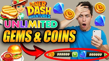 Diner DASH Adventures Cheat - Unlimited Free Coins & Gems Hack