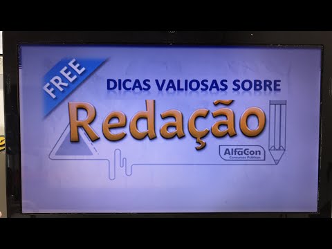 COMO ESCREVER UMA REDAÇÃO - DICAS GRATUITAS - AlfaCon - COMO ESCREVER UMA REDAÇÃO - DICAS GRATUITAS - AlfaCon