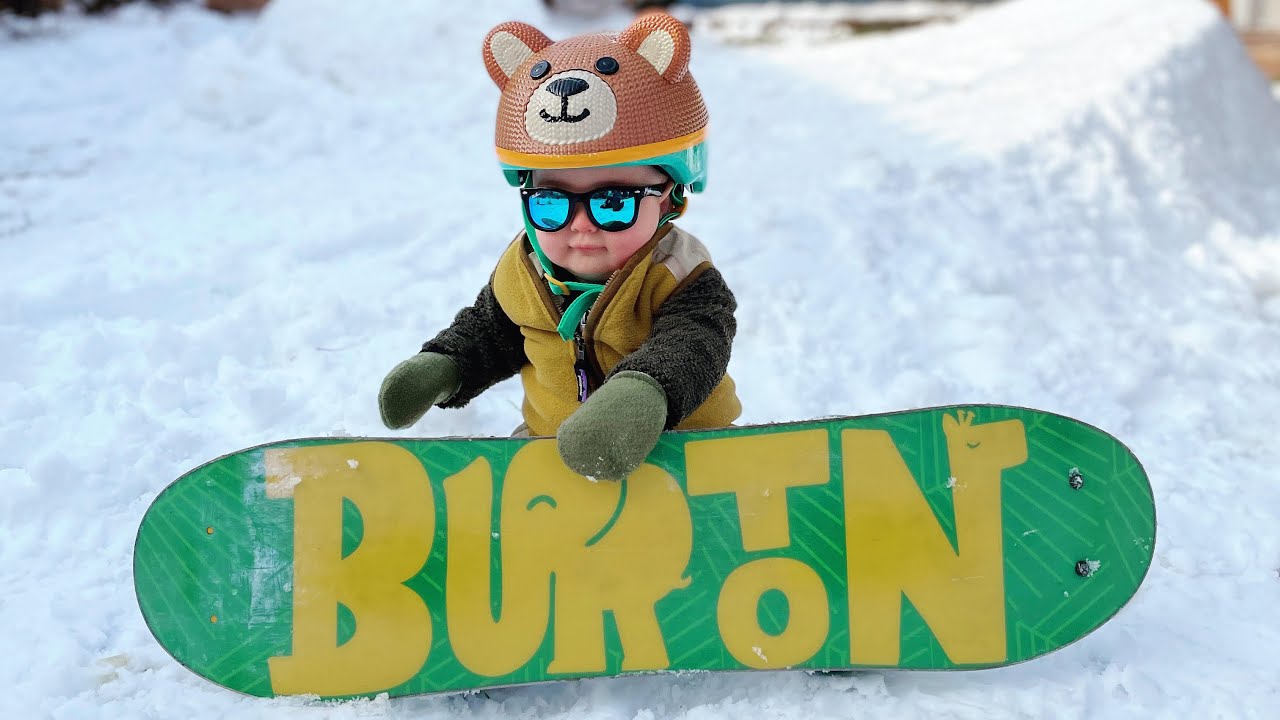 START 'EM YOUNG: a guide to snowboarding with a toddler