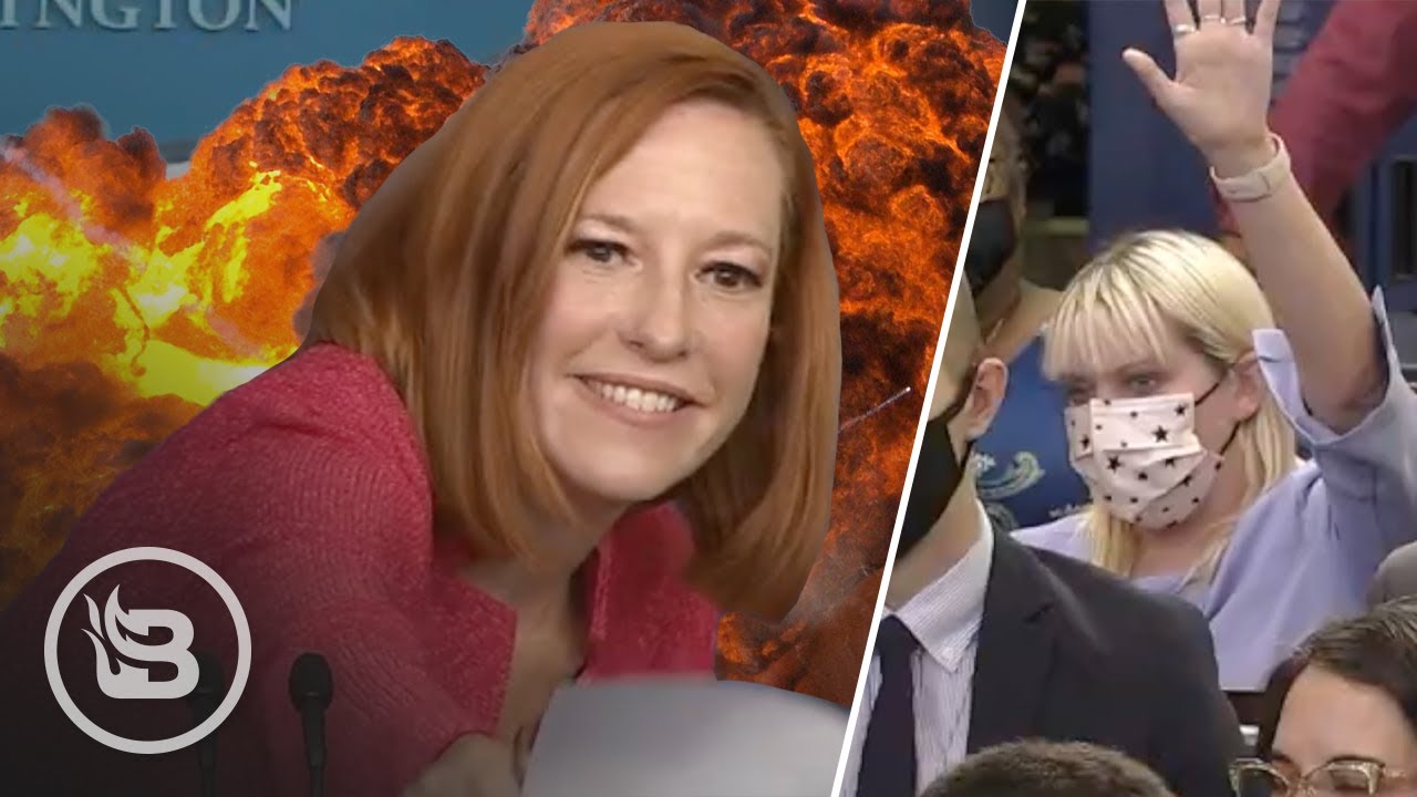 Psaki SNAPS on Reporter As She Flees Room Violating Biden’s Own Mask Mandate