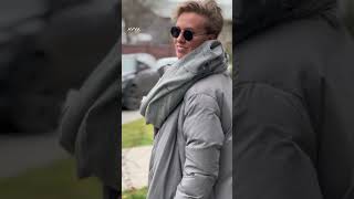 Образ На Каждый День Красный Джемпер, Шапка В Тон, Тёмная База 4260