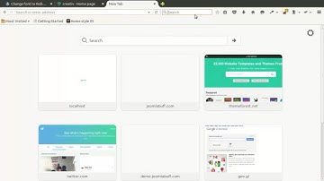 How to change google font in creativ joomla template