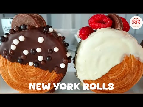 NEW YORK ROLLS RÁPIDOS Y RICOS |Postre fácil y elegante |Sin complicaciones