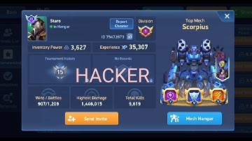 AGAIN I FOUND A HACKER IN MECH ARENA 😮 || mech arena hacker || mech arena ||